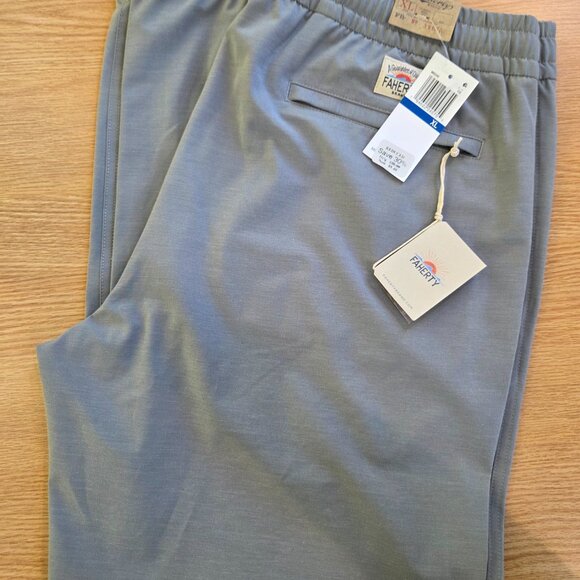 Faherty Mens Casual Pants Size XL Gray - Picture 1 of 6